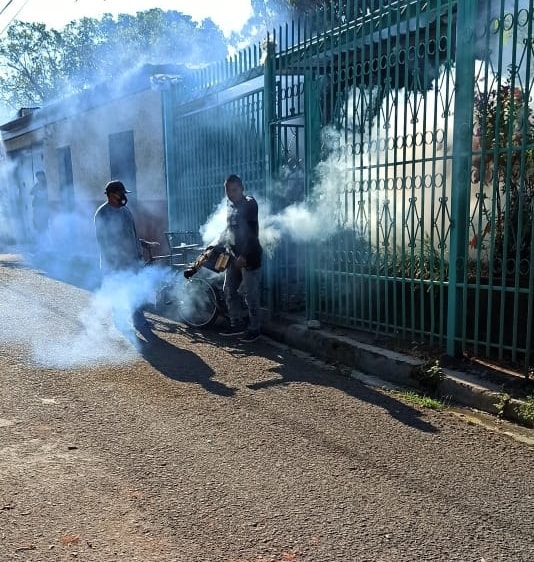 Combatiendo el zancudo transmisor del dengue en las comunidades